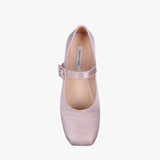Mary Jane Pointe - Ballet Pink Satin
