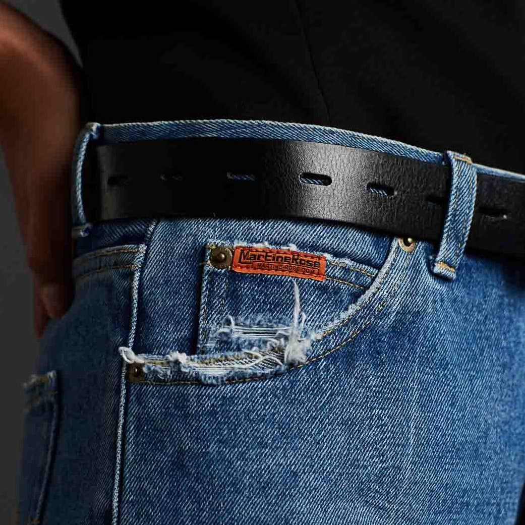 Close detail photo of the Low Rise Jeans.