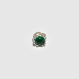 Mondo Mondo - Magician Ring - Emerald, front view, available at LCD.