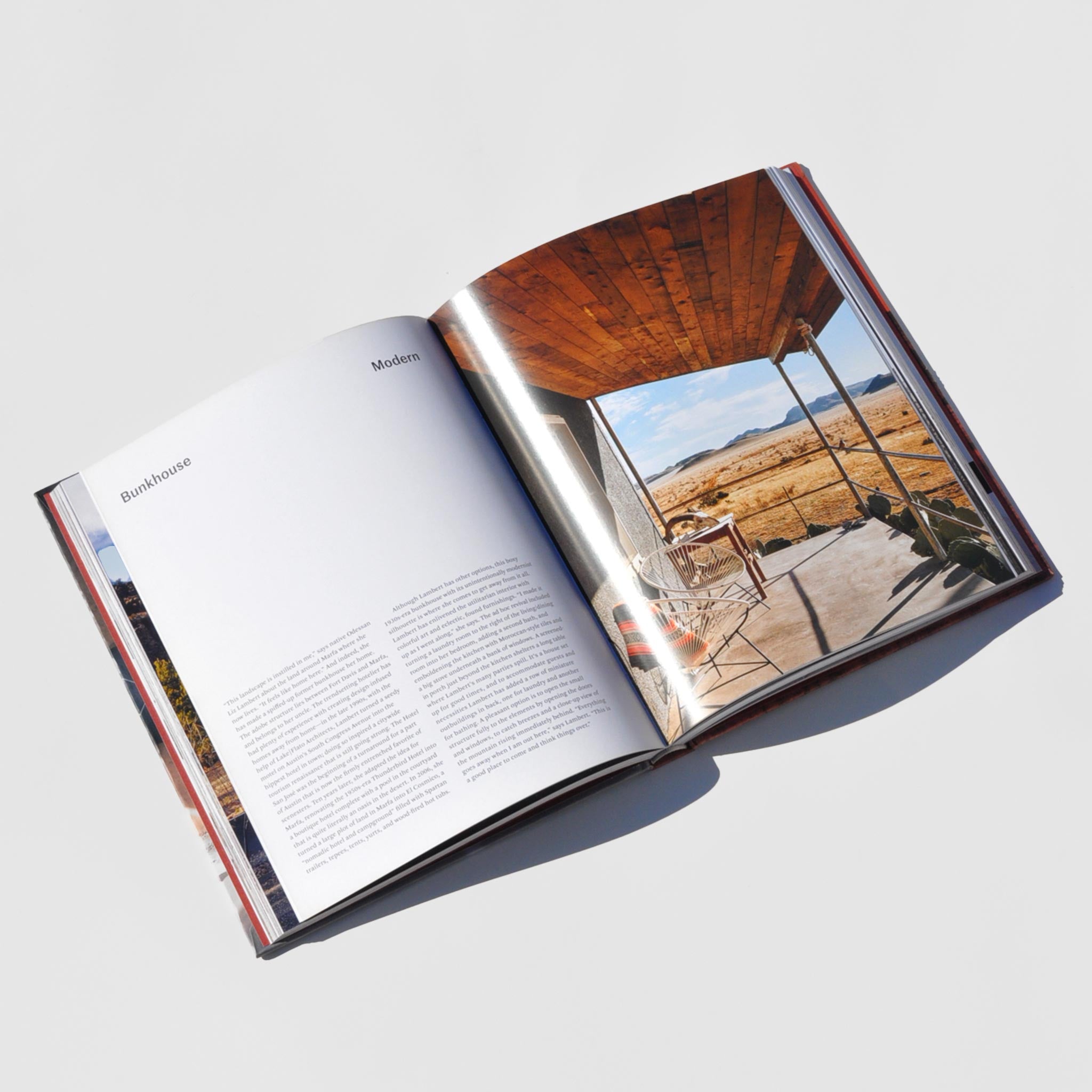 Open image of the Marfa Modern book, artistic interiors of the West Texas high desert.