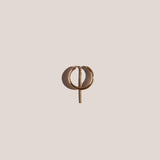 Jaclyn Moran - Mini Hoop & Post Earring in Yellow Gold, available at LCD.