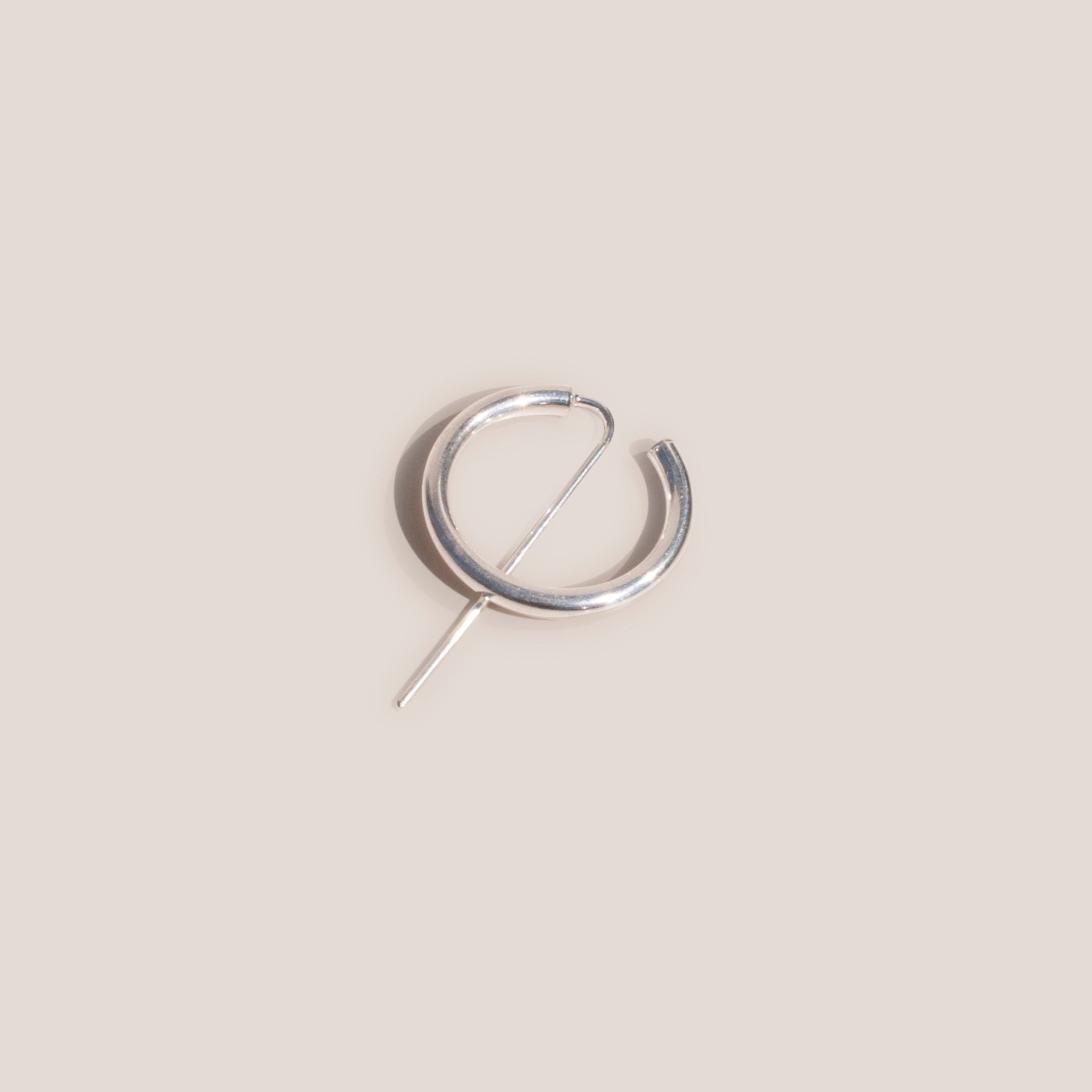Jaclyn Moran - Mini Hoop & Post Earring in Sterling Silver, available at LCD.