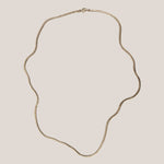Laura Lombardi - Mini Omega Chain Necklace - flat view, available at LCD.