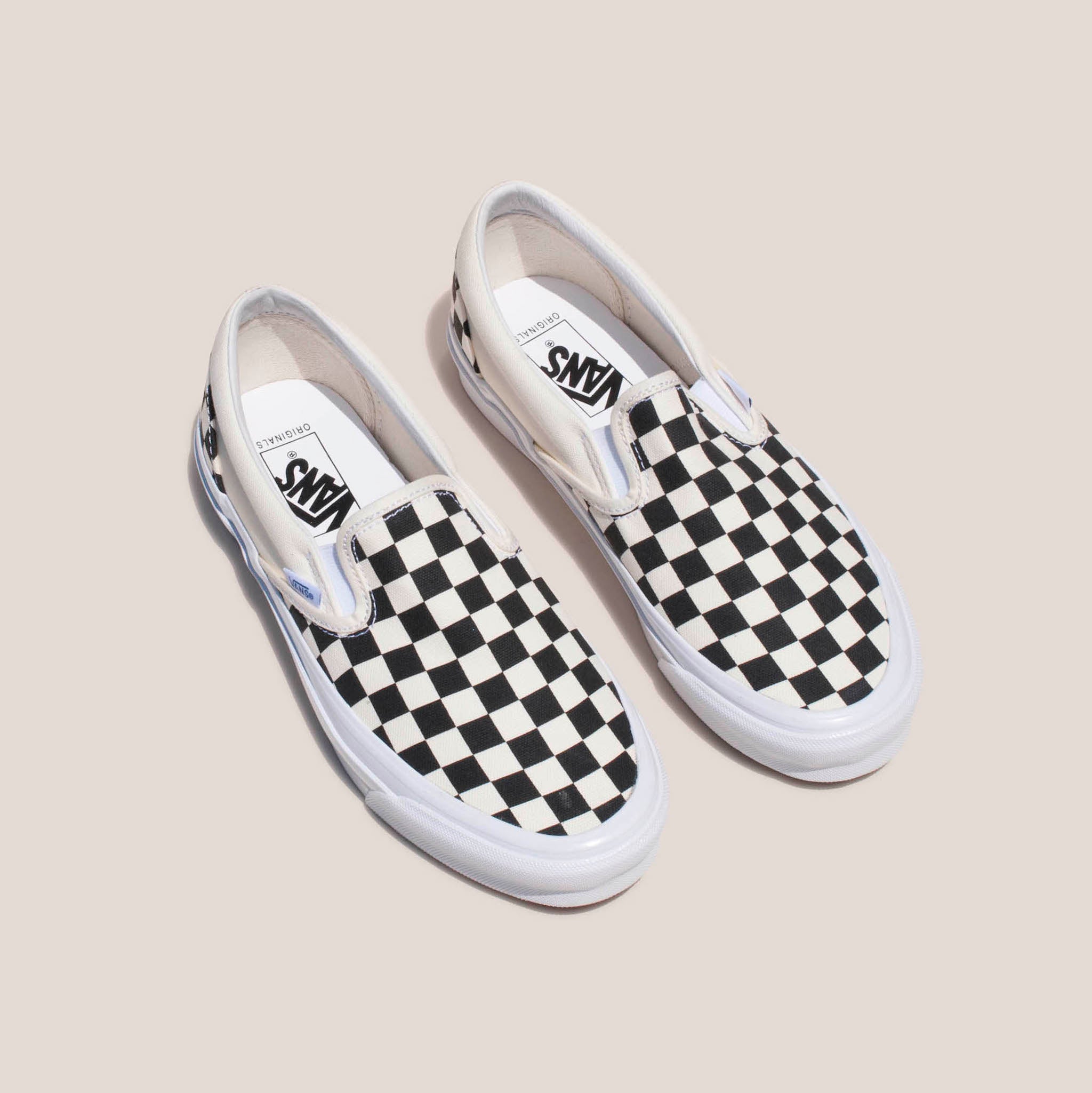 Vault by Vans - OG Classic Slip-On LX - Checkerboard | available at LCD