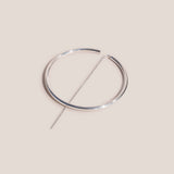 Jaclyn Moran Jewelry - Oversized Hoop & Post Earrings in Sterling Silver.