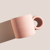 Ekua Ceramics - Circle Mug - Pink, available at LCD.