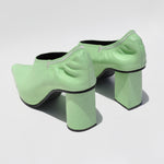 back view of the Punta Deep - Light Green