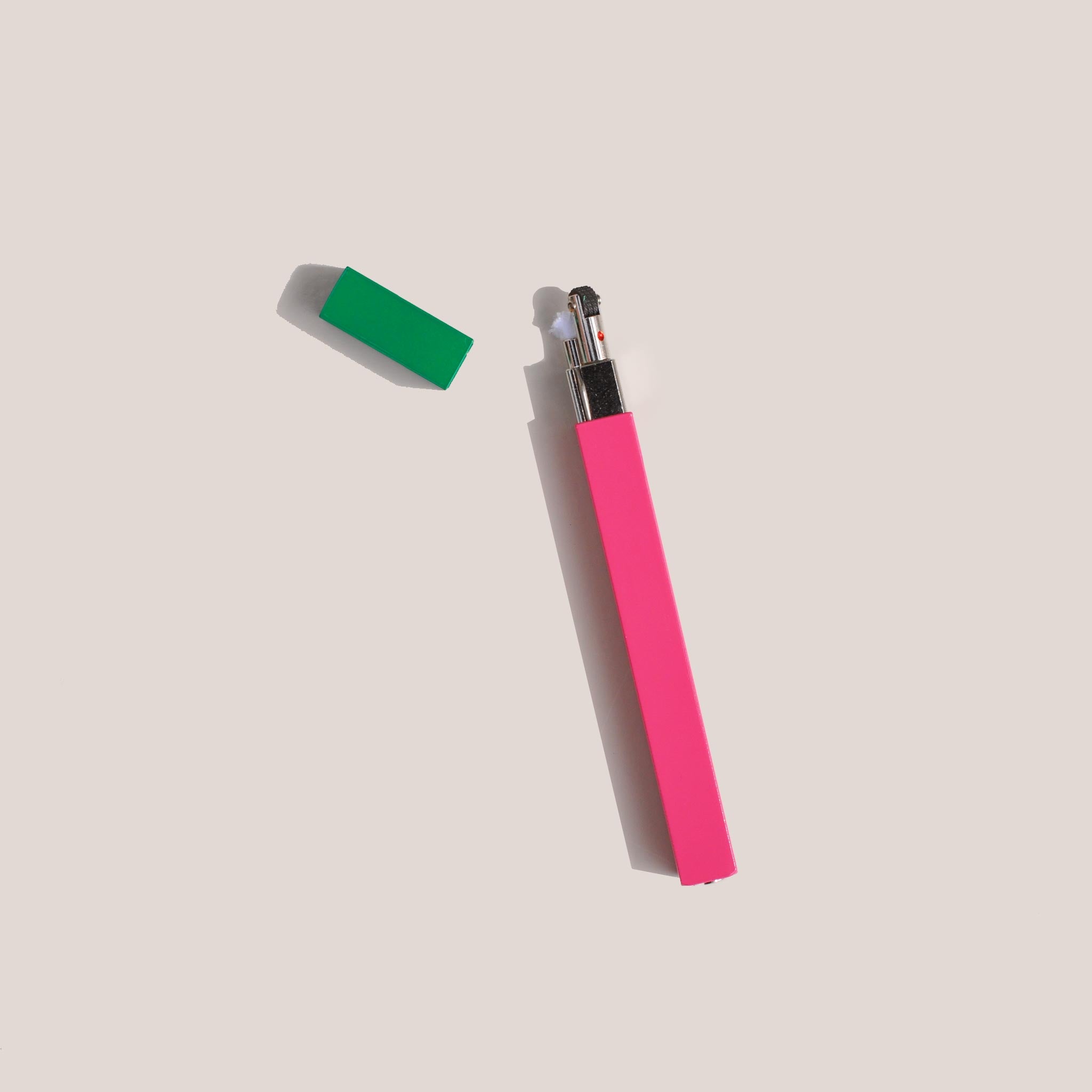 Tsubota Pearl - Queue Stick Lighter - Pink / Green, available at LCD.