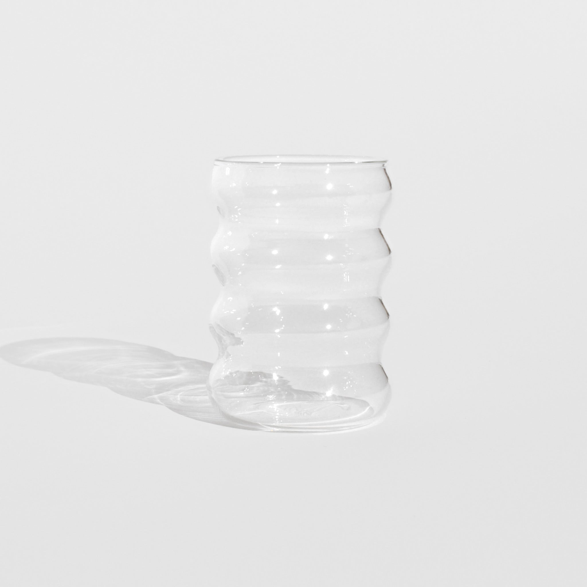 front shot of Ripple Cup - 6oz Clear