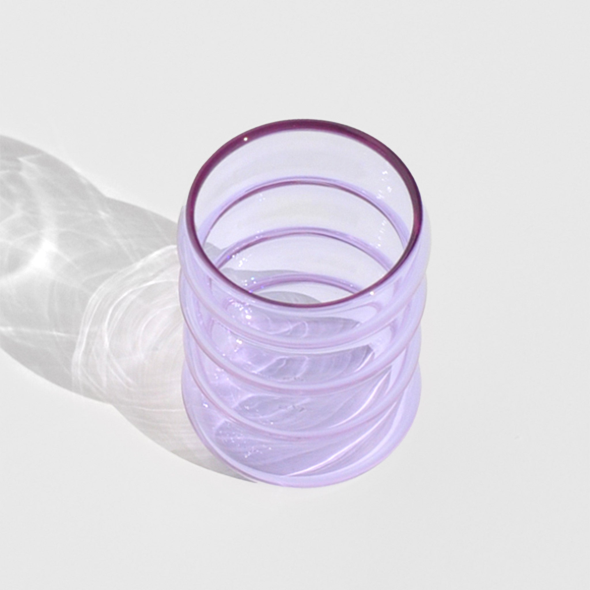 shot from above of Ripple Cup - 6oz Lilac