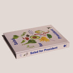 Salad for President by Julia Sherman, angled cover, available at LCD.