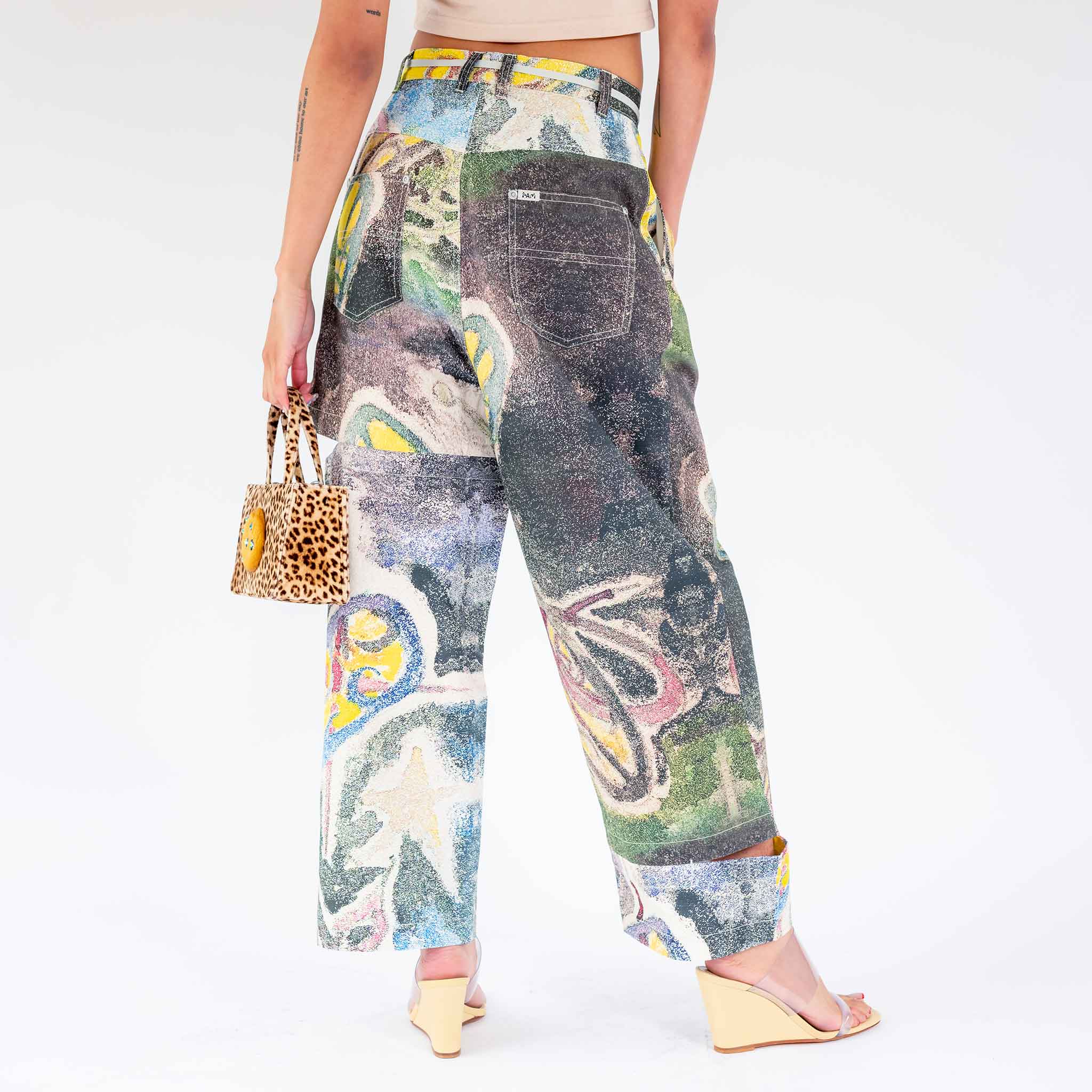 Back half body photo of model wearing the Varg 2.0 Bri Bri Pant - Varg 2 .