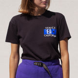 Rxmance Vintage - Vintage Venice Beach Tee - Black, front view, available at LCD.