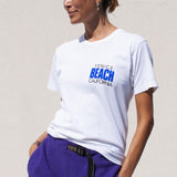 Rxmance Vintage - Vintage Venice Beach Tee - White, front view, available at LCD.